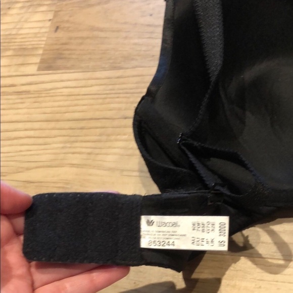 Black Wacoal Bra Size 32DDD - Picture 5 of 5
